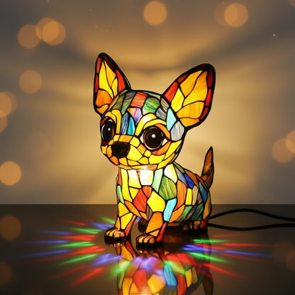 Charmante Chihuahua-Lampe