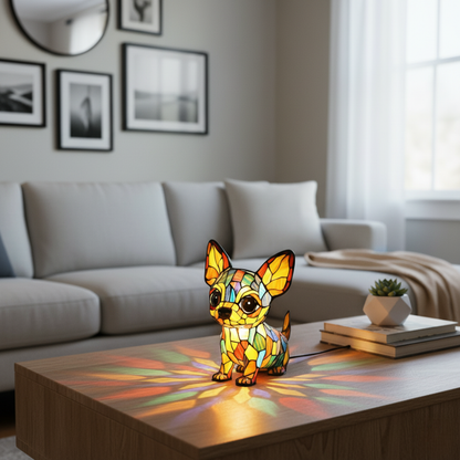 Charmante Chihuahua-Lampe