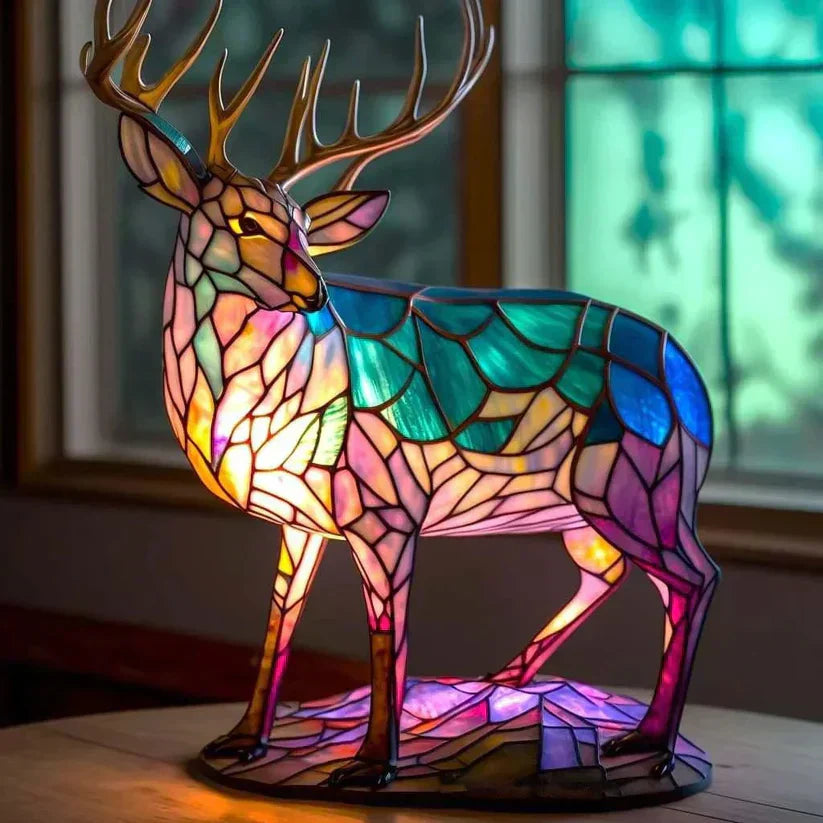 Hirsch-Tischlampe