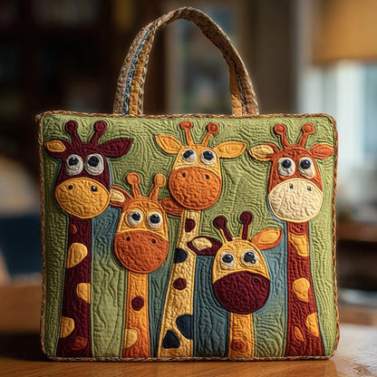 Gesteppte Tasche - Giraffe
