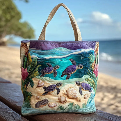 Handgefertigte Tasche - Lagunen-Geist