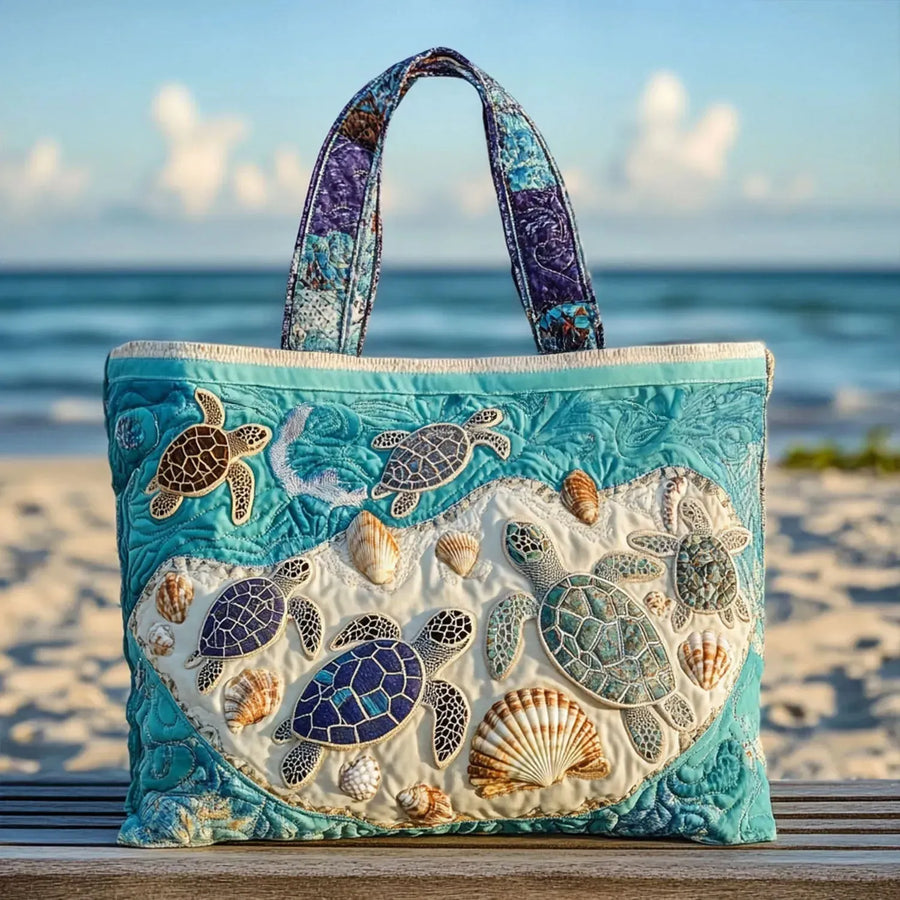 Handgefertigte Tasche - Liebe zu Schildkröten