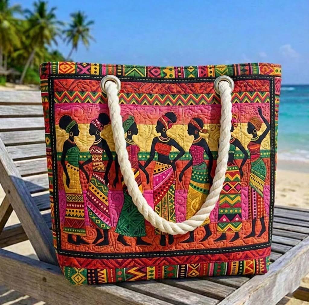 Gesteppte Strandtasche „Strahlende Königins“