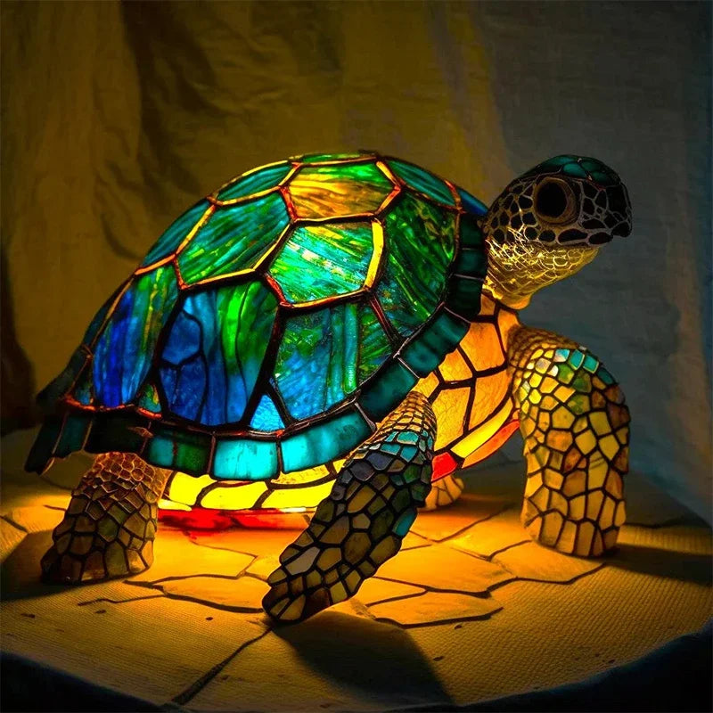 Molokai-Schildkröte, die im Dunkeln leuchtet