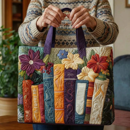 Gesteppte Tasche - Buchliebhaber