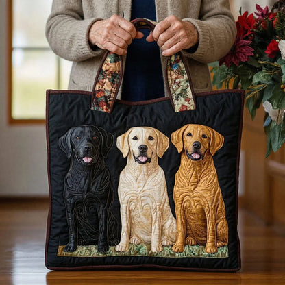 Handgefertigte Tasche - Drei Labradore