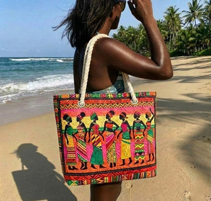 Gesteppte Strandtasche „Strahlende Königins“