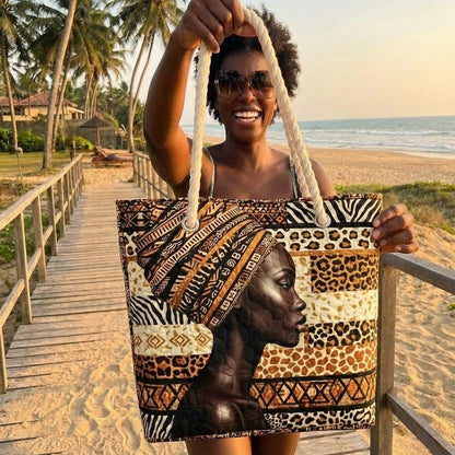 Gesteppte Strandtasche „Strahlende Königin“